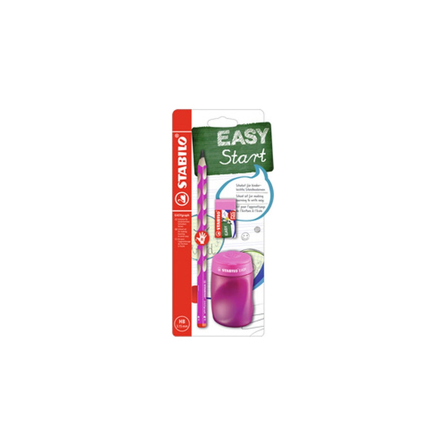 STABILO Kit pour écolier EASYgraph, pour droitiers, bleu