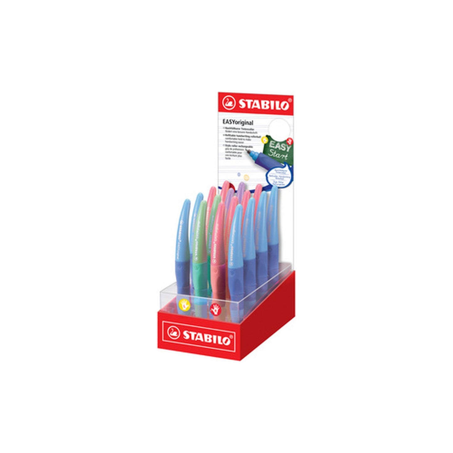 STABILO Stylo roller EASYoriginal, présentoir de 16