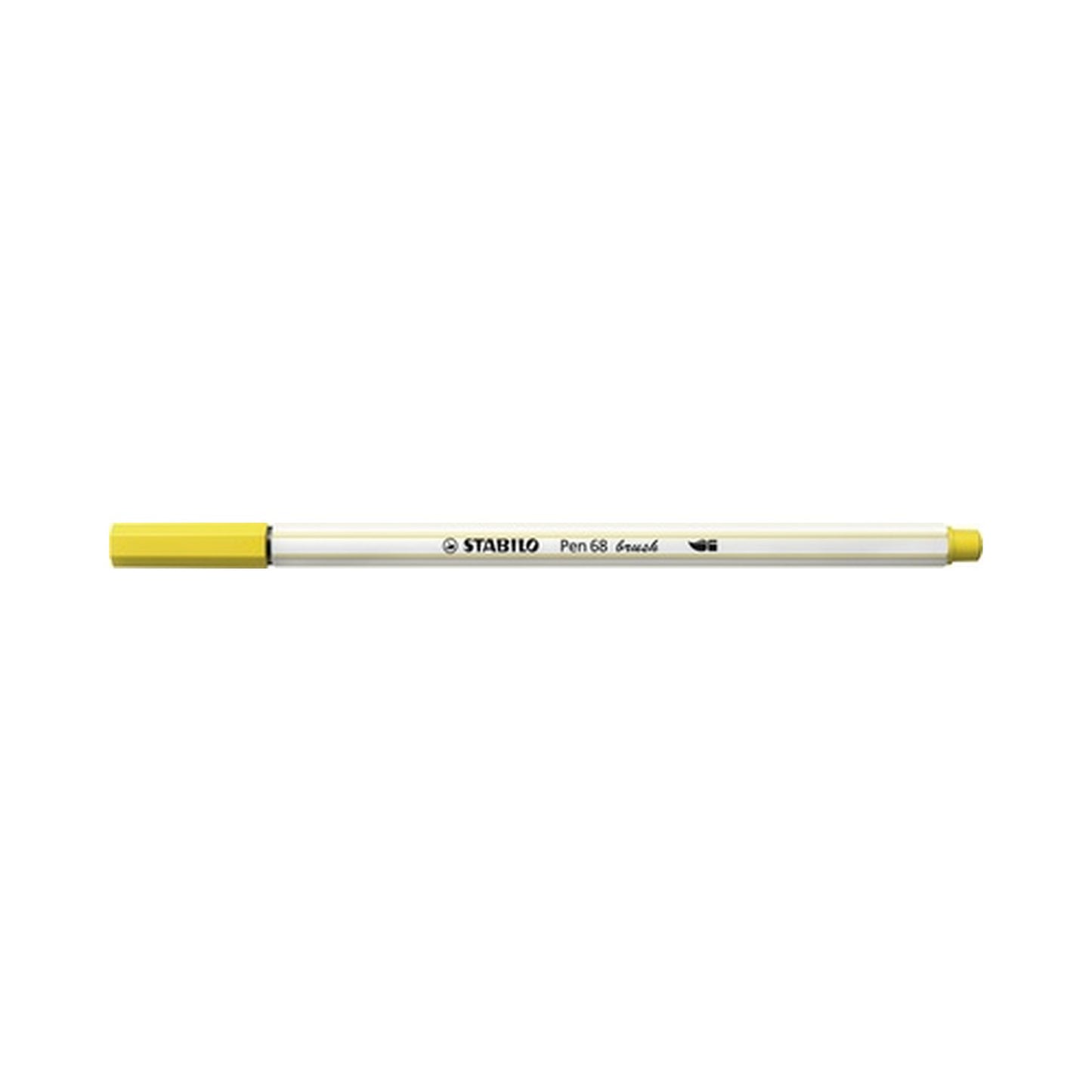 STABILO Feutre pinceau Pen 68 brush, jaune citron