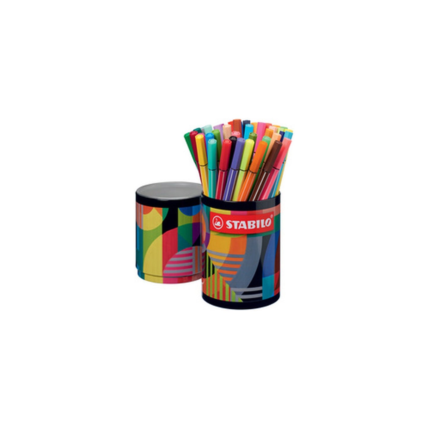 STABILO Feutre Pen 68, boîte métal de 45 ARTY