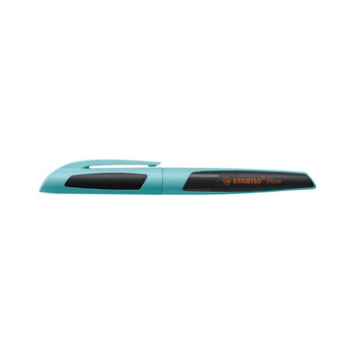 STABILO Stylo à bille Flow, turquoise/noir