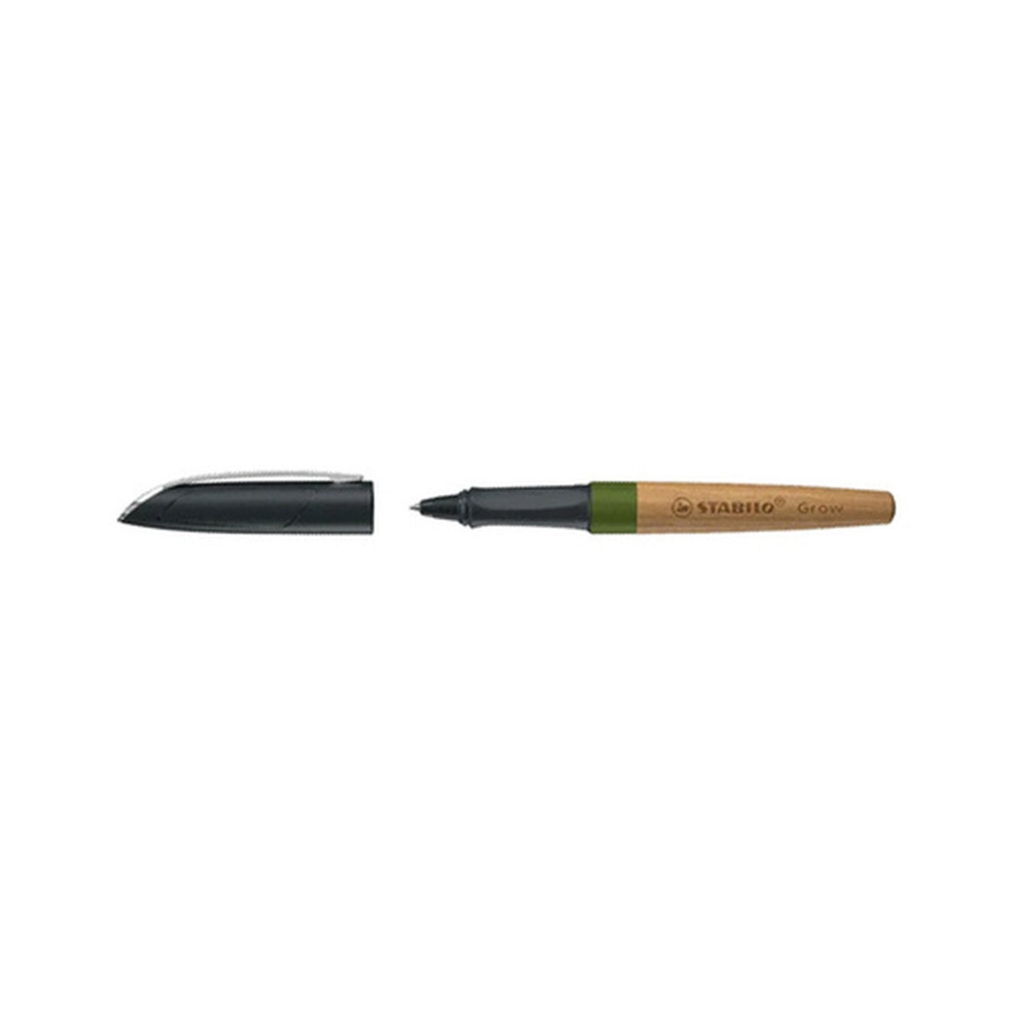 STABILO Stylo à bille Grow, vert mousse / chêne