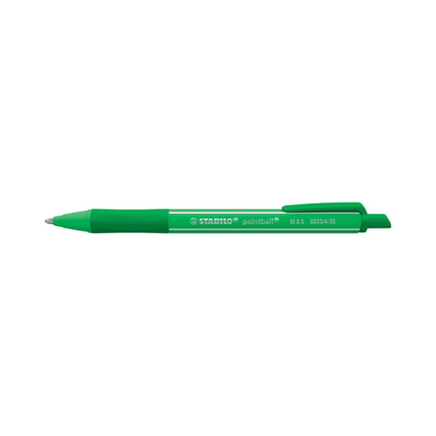 STABILO Stylo à bille rétractable pointball colorful, vert