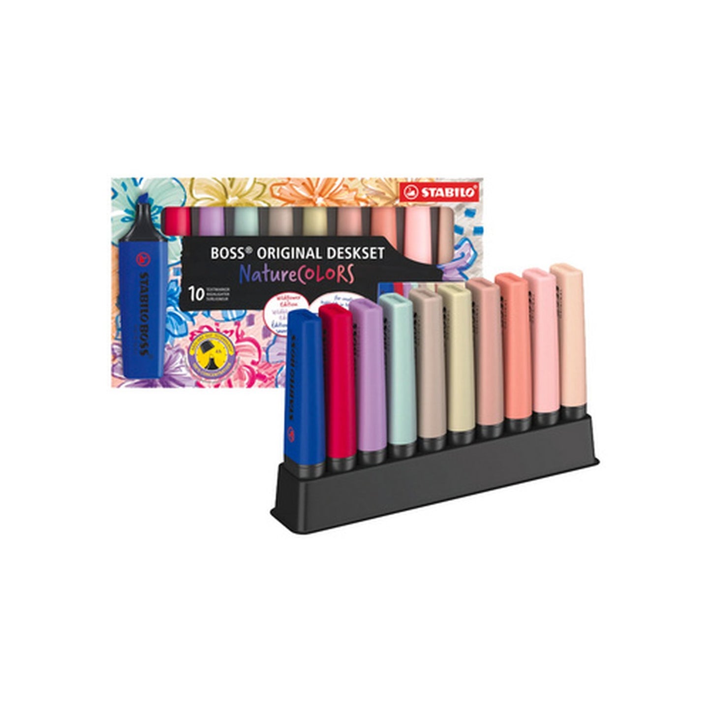 STABILO Surligneur BOSS ORIGINAL NatureCOLORS, set de 10