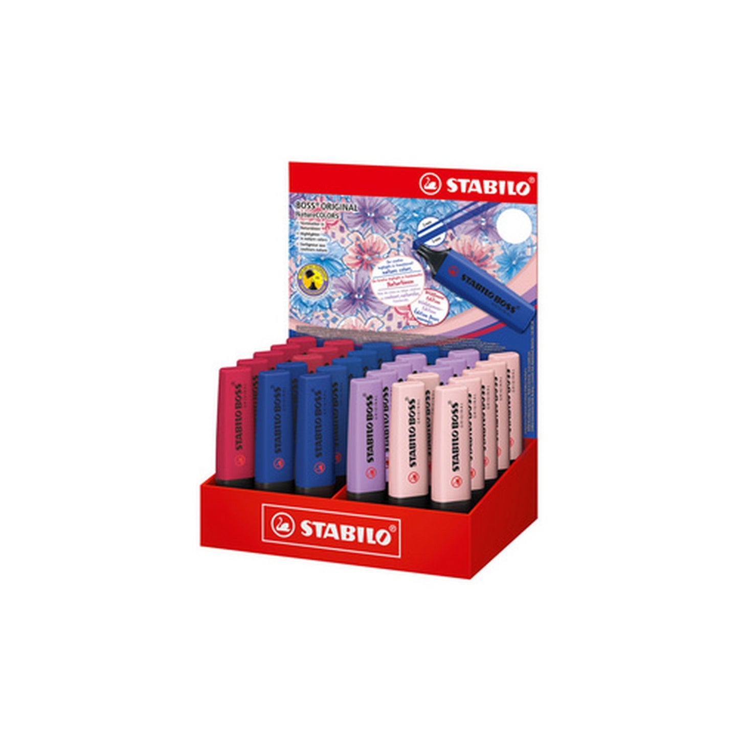 STABILO Surligneur BOSS ORIGINAL NatureCOLORS, 30 pièces