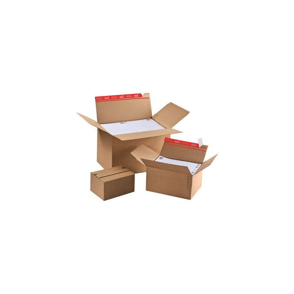 ColomPac Carton fond automatique, fermeture autocollante,A5+ x10