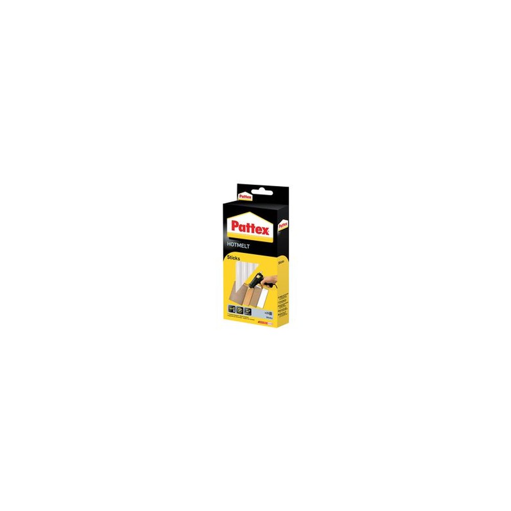 Pattex Cartouche pour collage à chaud HOT STICKS, rond,