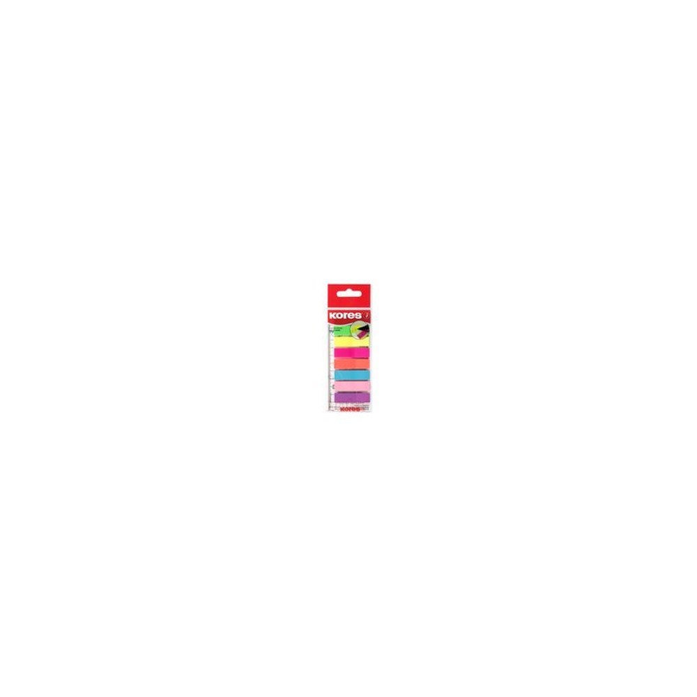 Kores Marque-pages repositionnable en film, 12 x 45 mm,
