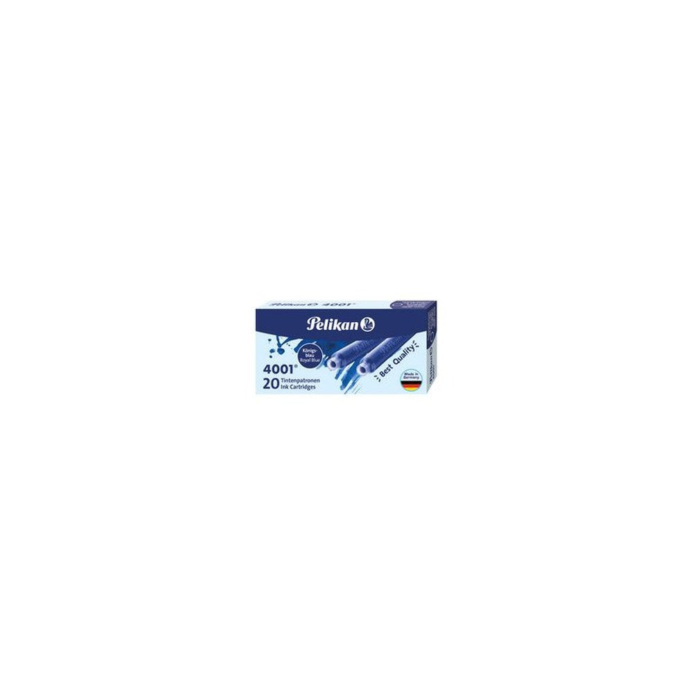 Pelikan Cartouche d'encre 4001 TP/20, bleu royal