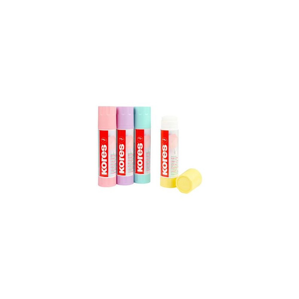Kores Bâton de colle "Pastel", 20 g, sans solvant