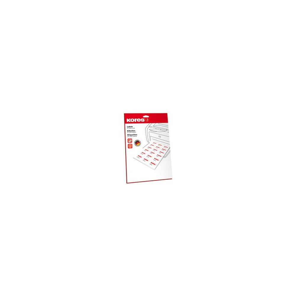 Kores Etiquette universelle, 70 x 42,3 mm, blanc