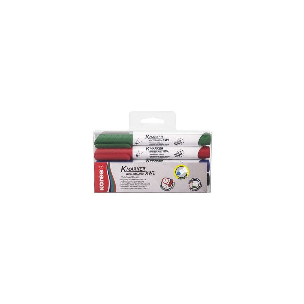 Kores Marqueur pour tableau blanc "K-Marker", étui de 4