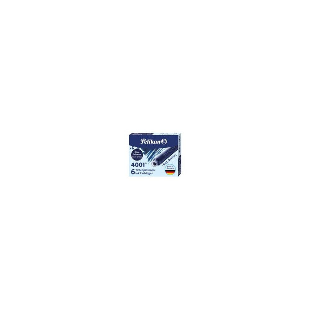 Pelikan Cartouches d'encre 4001 TP/6, bleu-noir