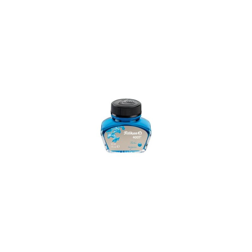 Pelikan Encre 4001 dans un flacon, turquoise, contenu: 30 ml
