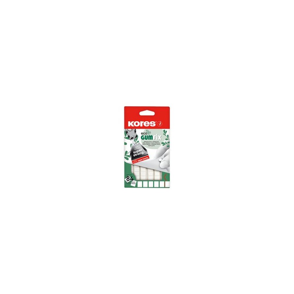 Kores Pâte adhésive "GUMFIX ECO", pastilles prédécoupées