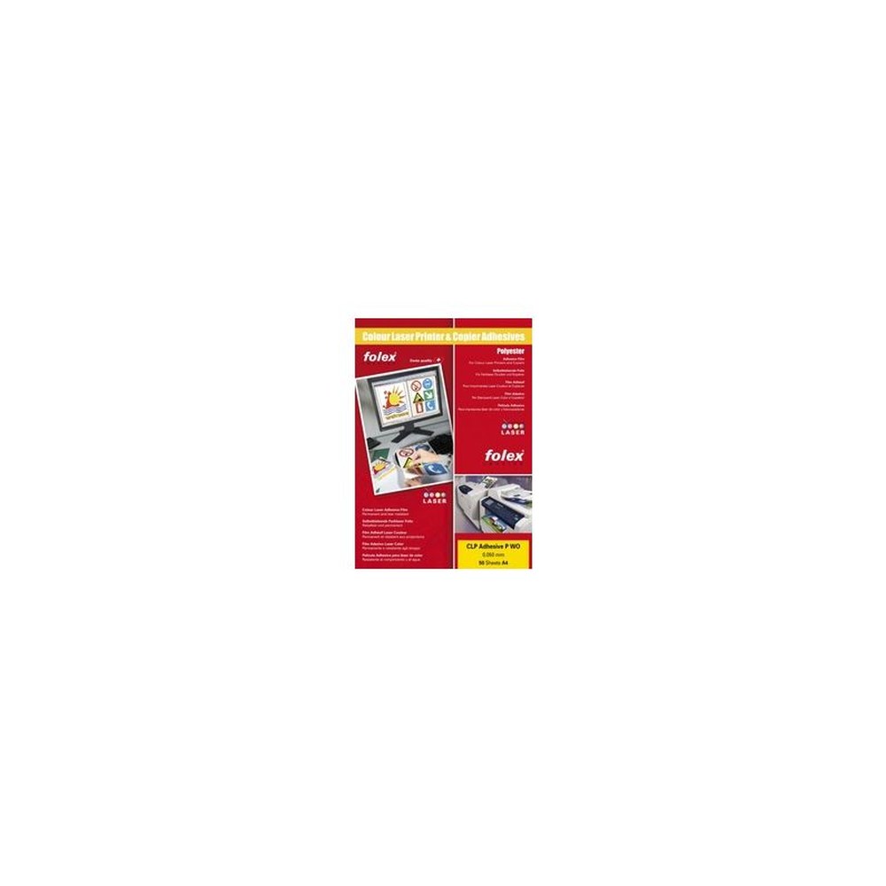 FOLEX Transparent laser couleur CLP Adhesives P WO, A4