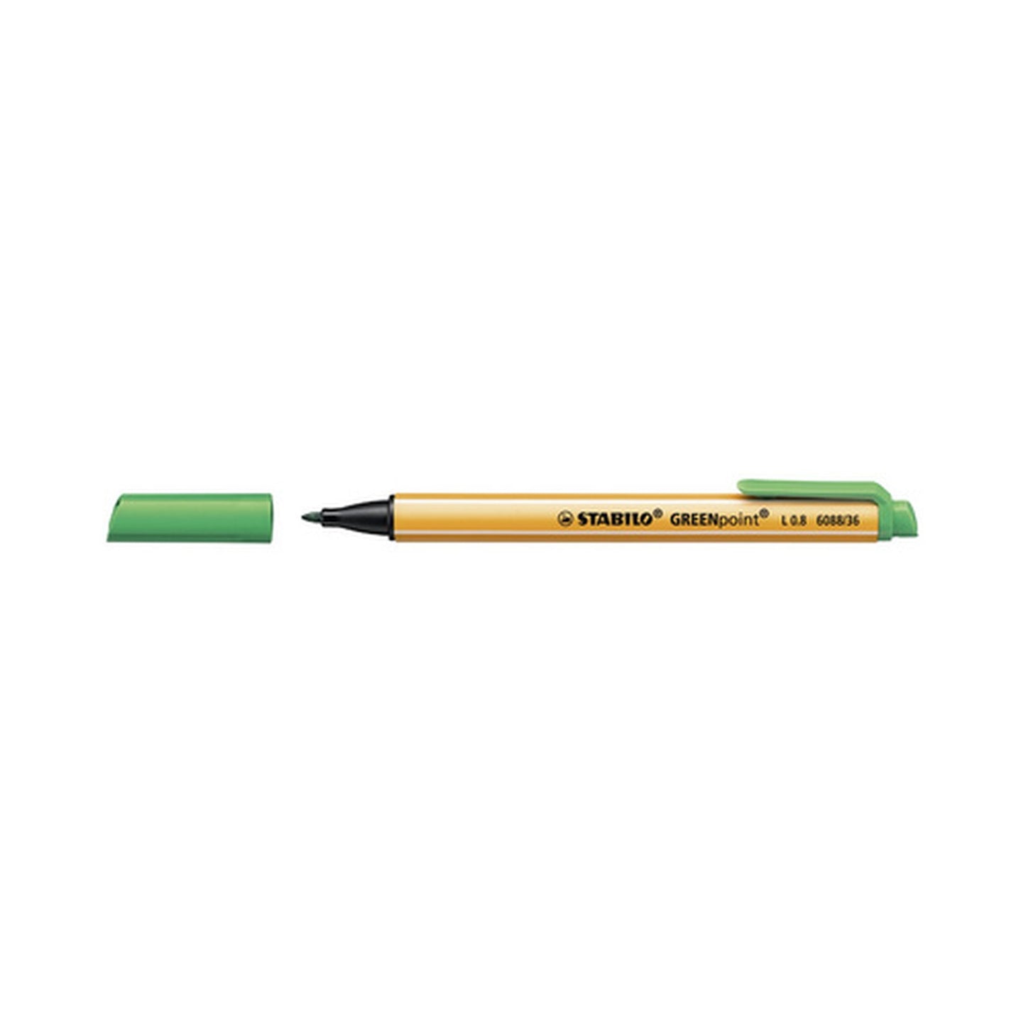 STABILO Feutre GREENpoint, largeur du tracé: 0,8 mm, vert