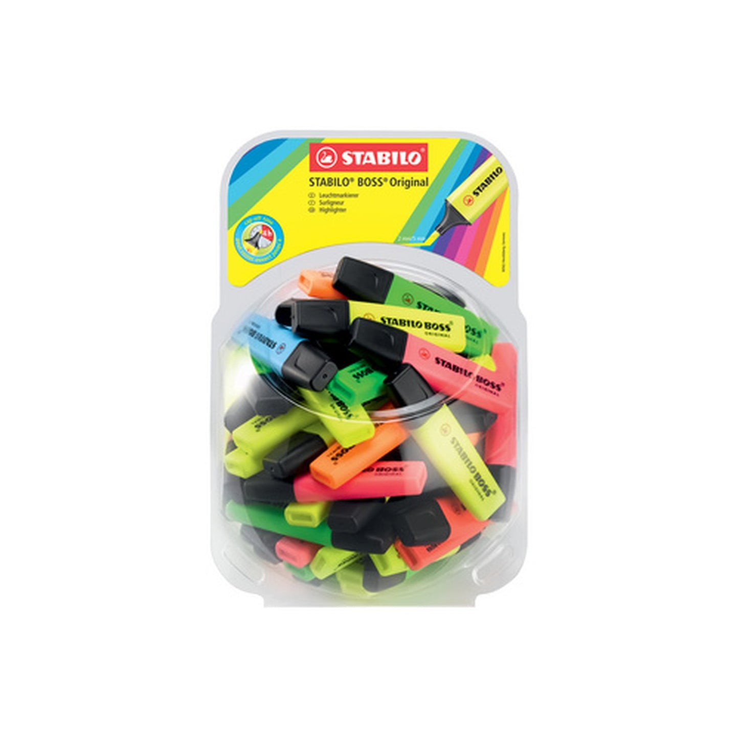 STABILO Surligneur BOSS ORIGINAL, présentoir de 60