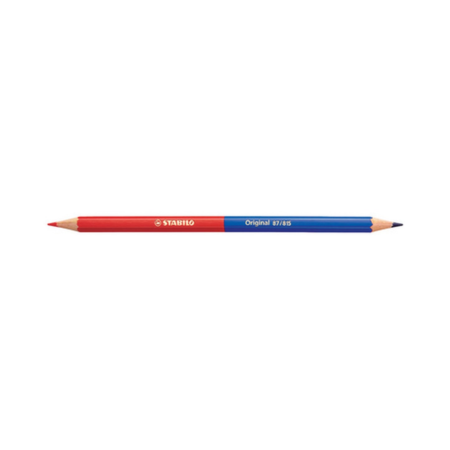 STABILO Crayon bicolore Original, hexagonal, rouge/bleu