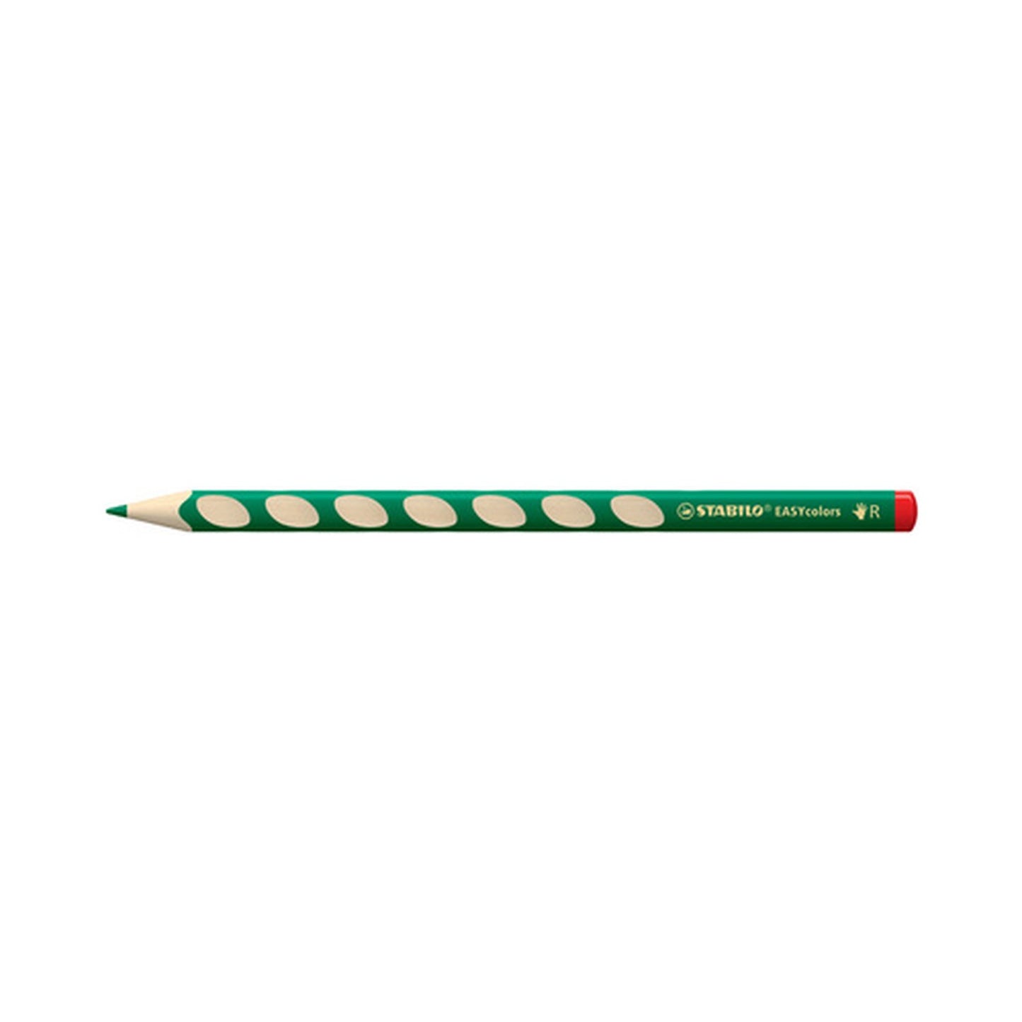 STABILO Crayon de couleur EASYcolors, pour droitiers, vert