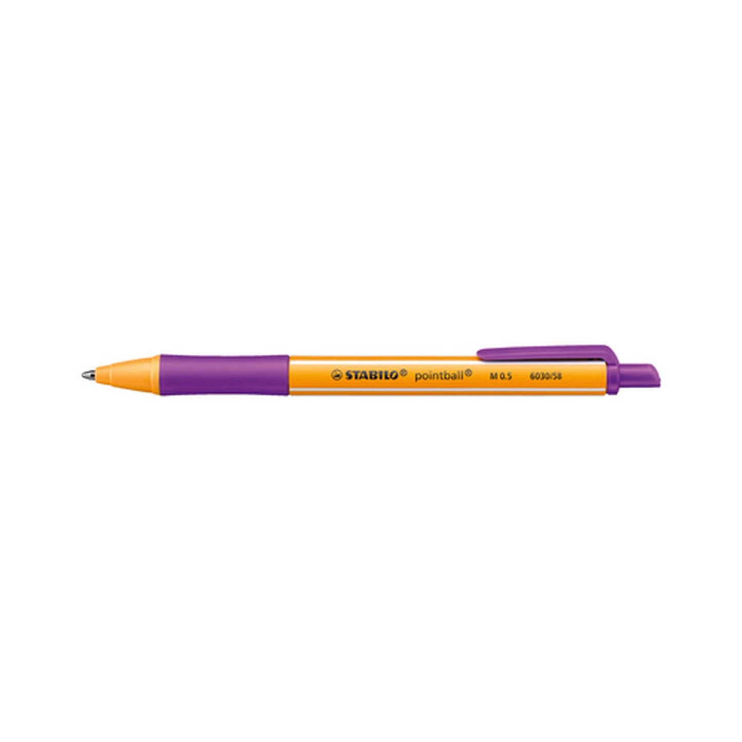 STABILO Stylo à bille rétractable pointball, lilas