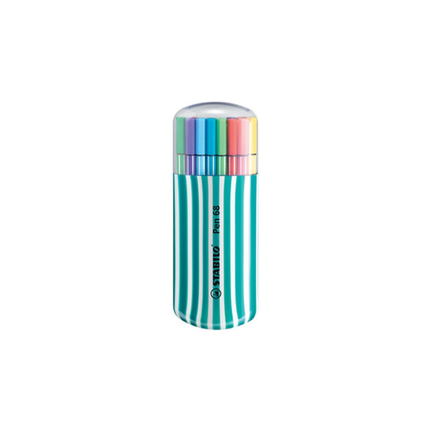 STABILO Feutre Pen 68, zebrui de 20, turquoise