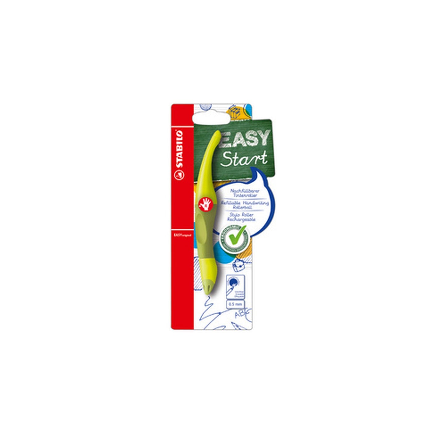 STABILO Stylo roller EASYoriginal, pour droitiers, limon