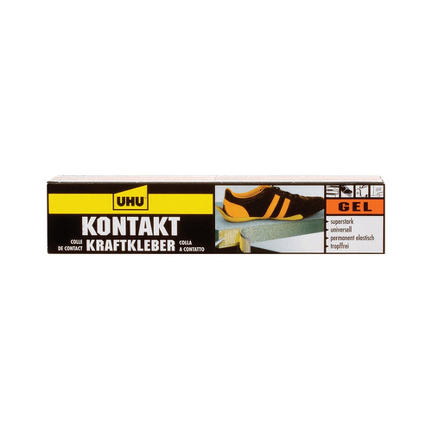 UHU Colle de contact forte, Gel, avec du solvant, 120 g