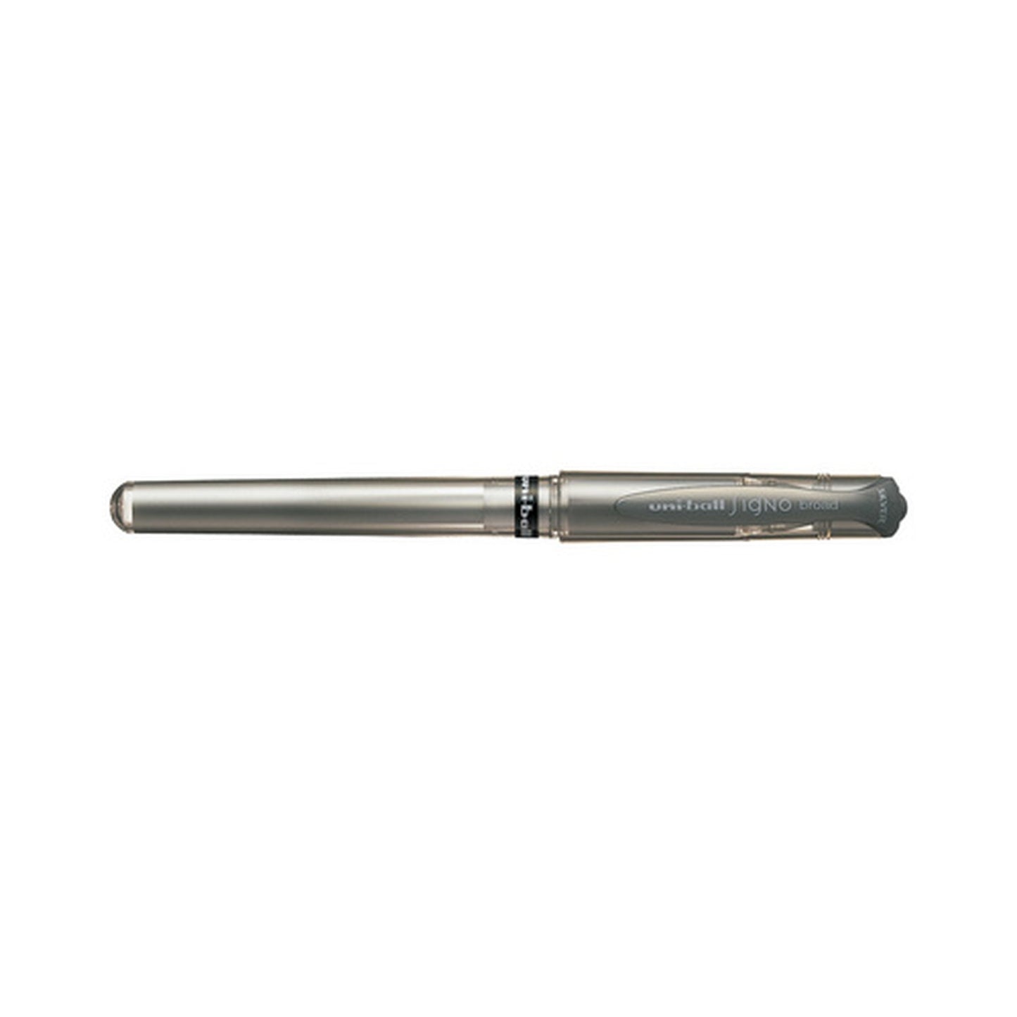 uni-ball Stylo roller à encre gel SIGNO broad UM153, argent