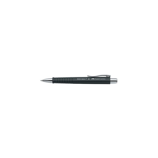 FABER-CASTELL Stylo à bille rétractable POLY BALL, noir