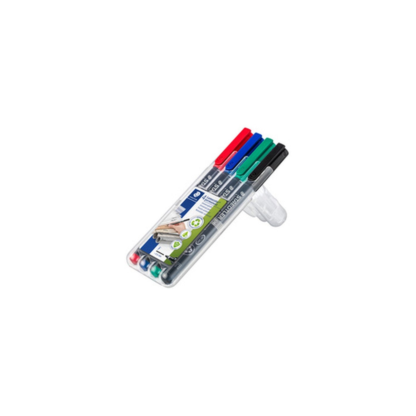 STAEDTLER Marqueur permanent 318F Lumocolor, étui de 4