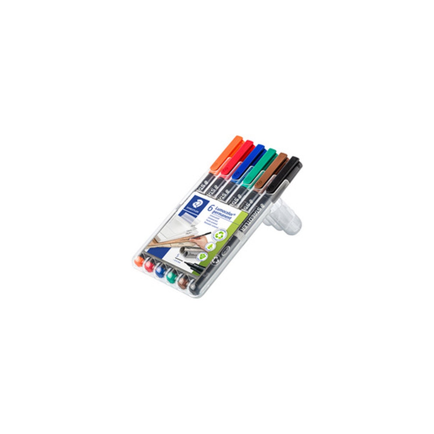 STAEDTLER Marqueur permanent 313S Lumocolor, étui de 6
