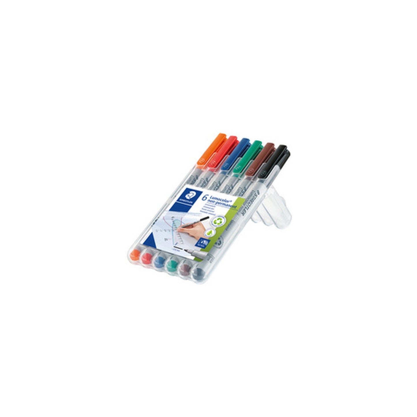 STAEDTLER Marqueur non permanent 316F Lumocolor, étui de 6
