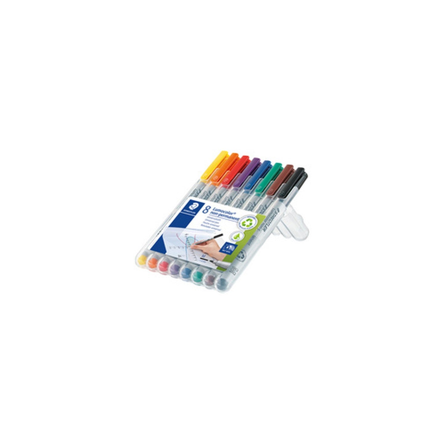 STAEDTLER Marqueur non permanent 315M Lumocolor, étui de 8