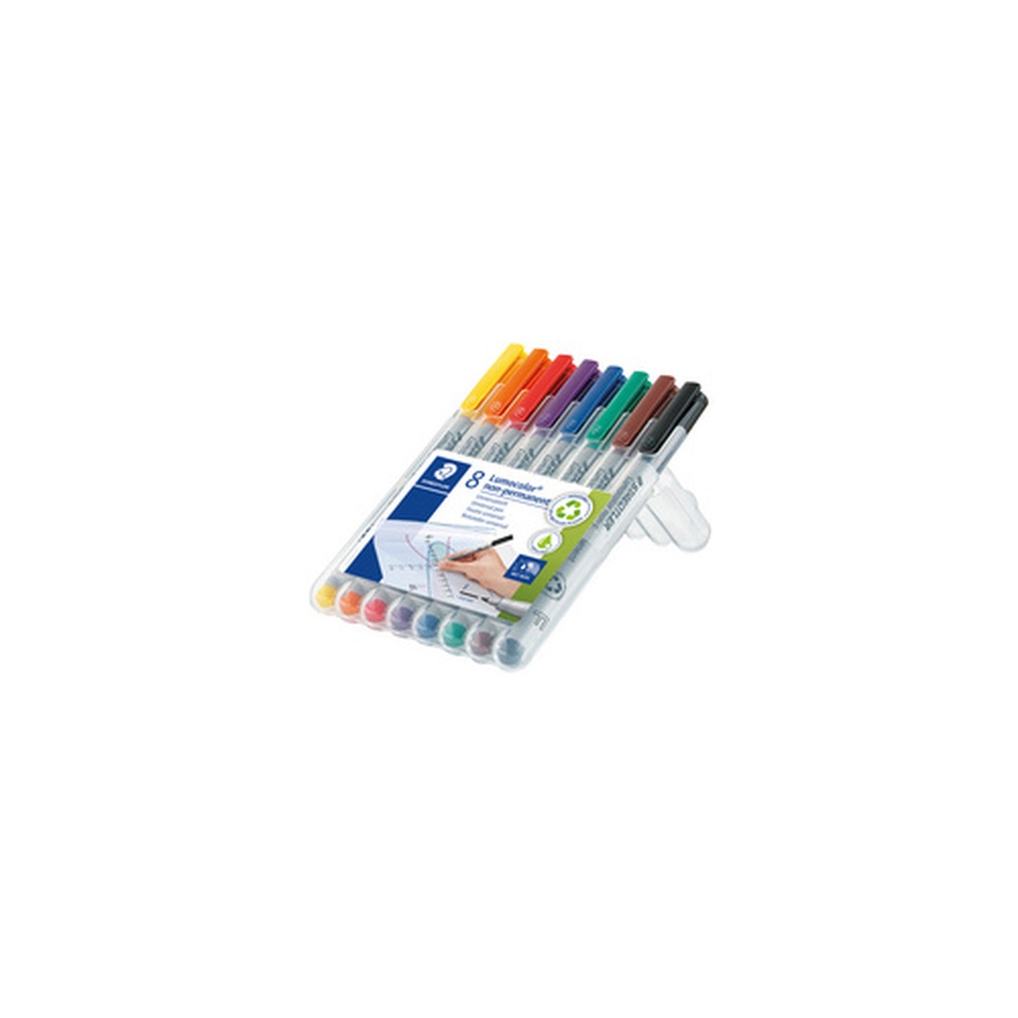 STAEDTLER Marqueur non permanent 316F Lumocolor, étui de 8