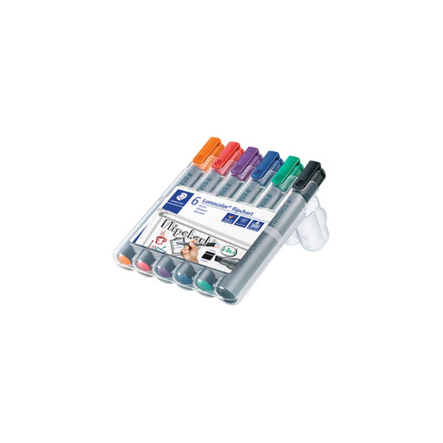 STAEDTLER Marqueur de conférence 356B Lumocolor, étui de 6
