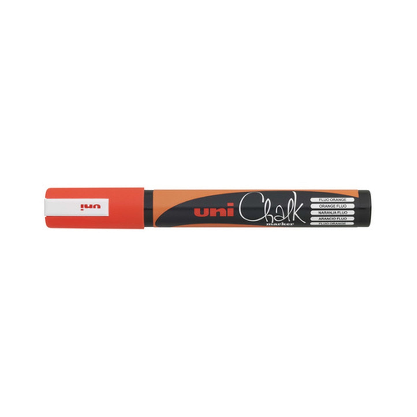 uni-ball Marqueur craie Chalk marker PWE5M, orange fluo