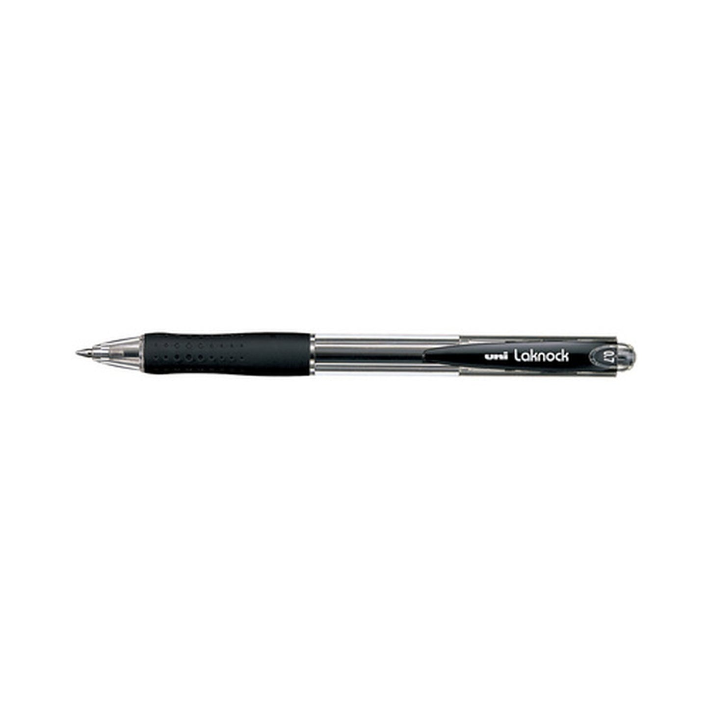 uni-ball Stylo bille rétractable Laknock, noir, extra large