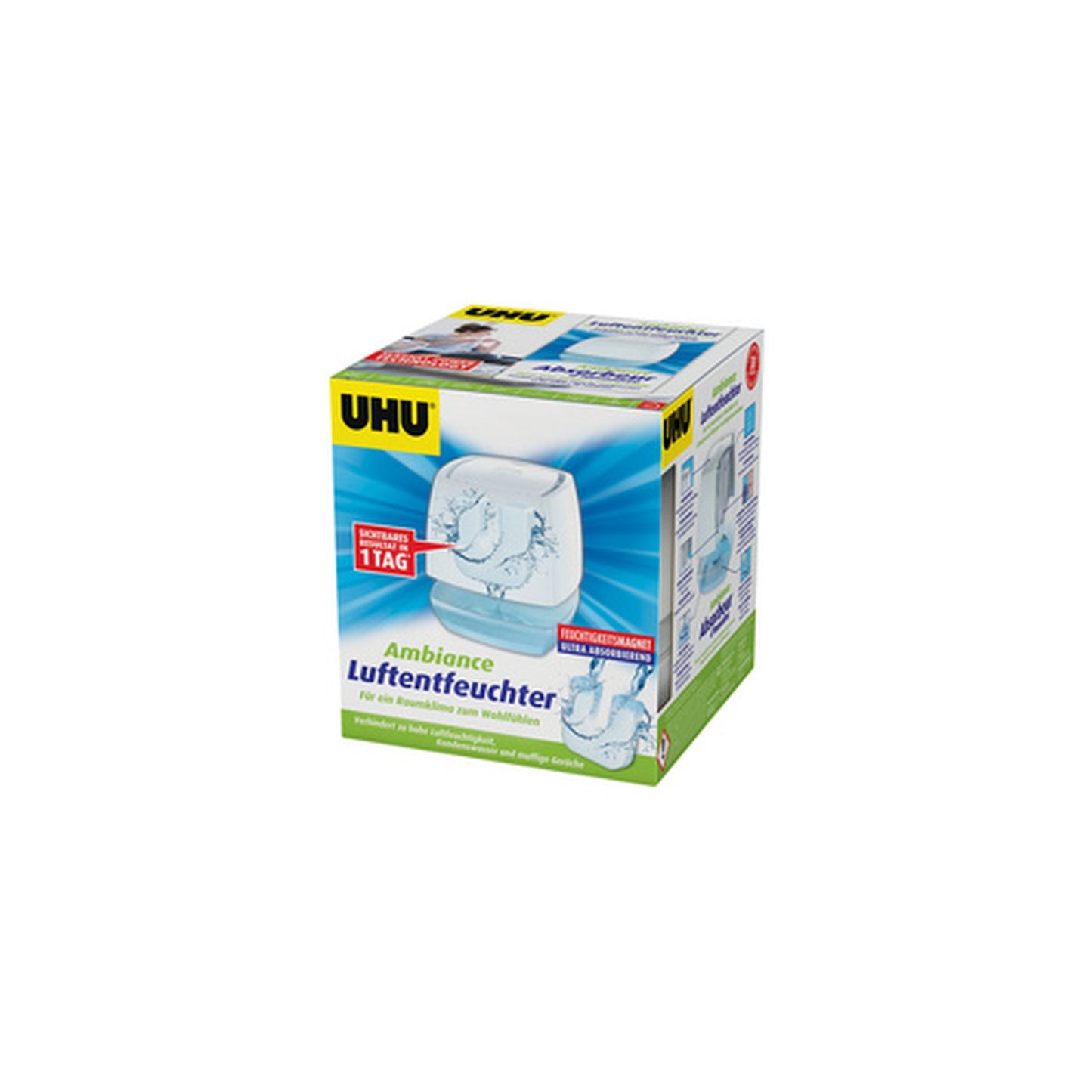 UHU Absorbeur d'humidité Ambiance, 450 g, blanc