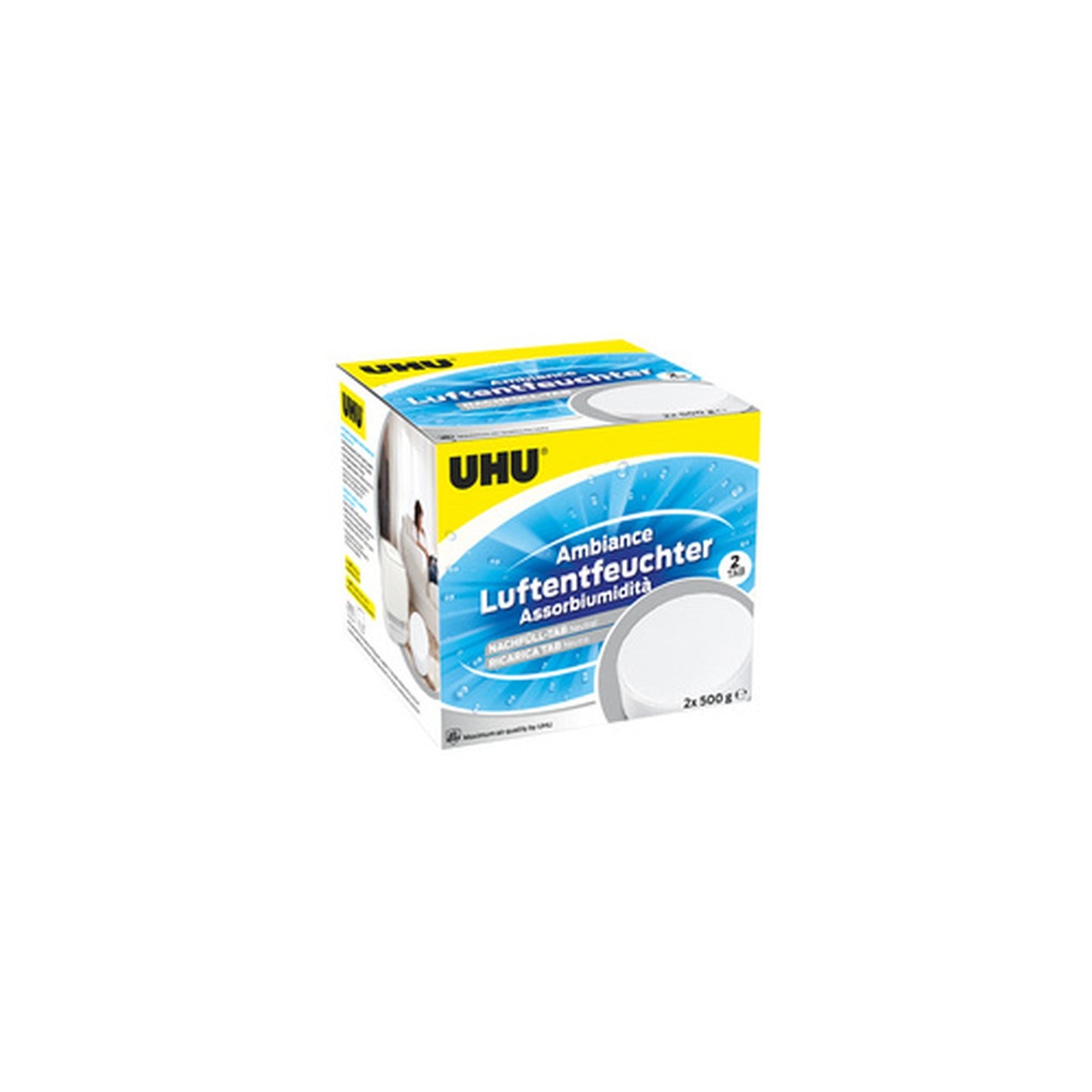 UHU Pastilles de recharge Ambiance, 2 x 100 g,neutre