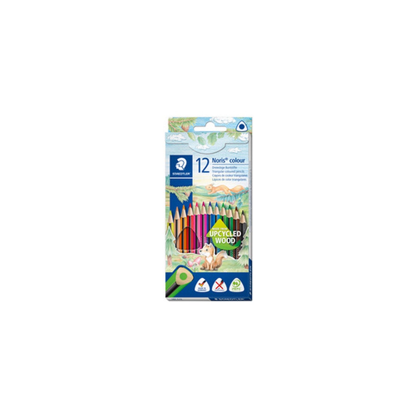 STAEDTLER Crayon de couleur Noris colour, étui carton de 12