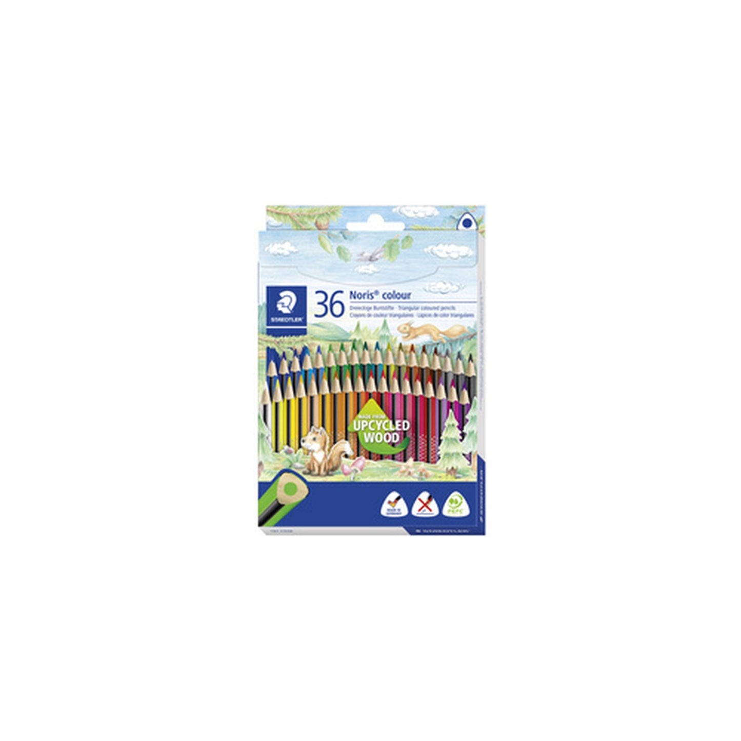 STAEDTLER Crayon de couleur Noris colour, étui carton de 36