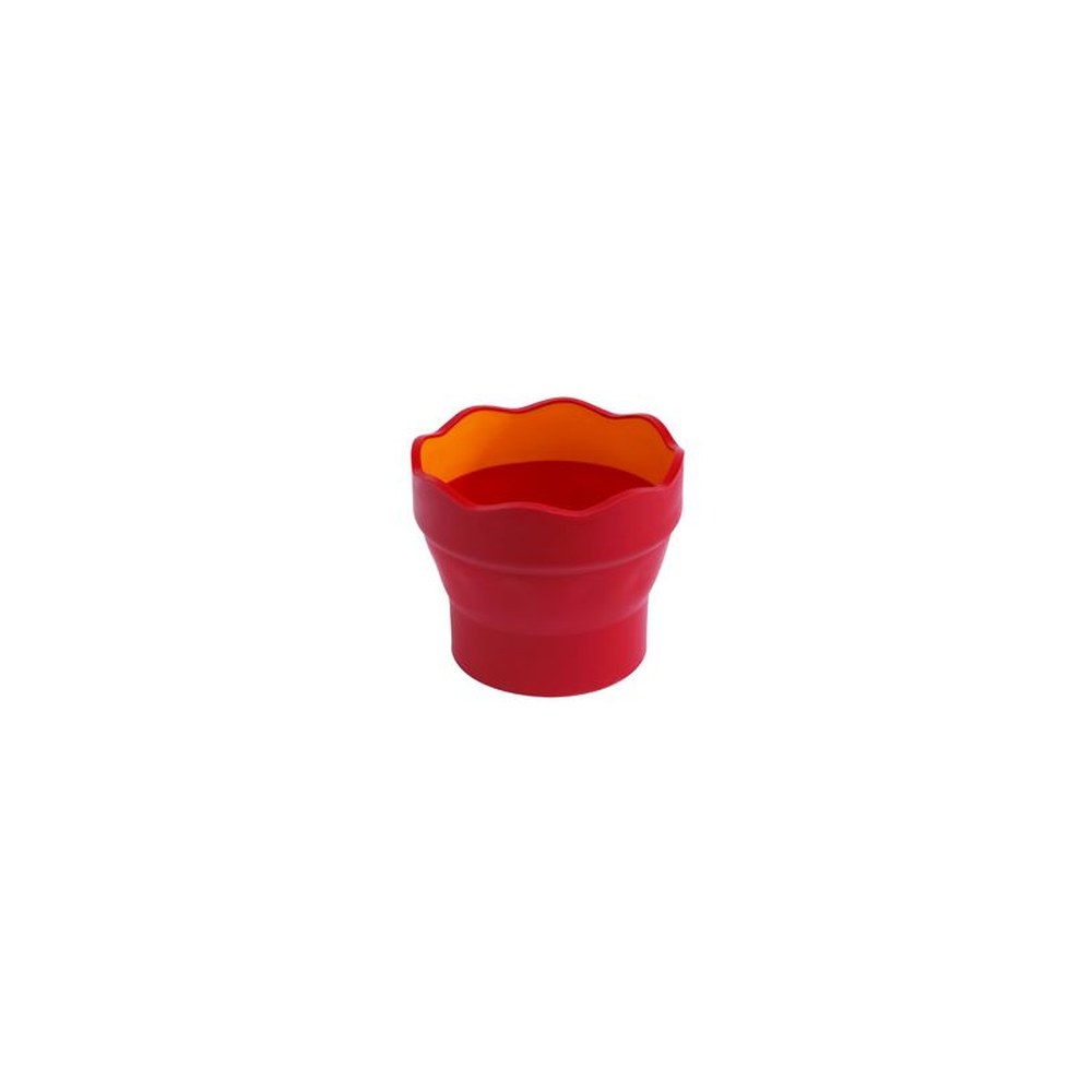 FABER-CASTELL Gobelet CLIC & GO, rouge