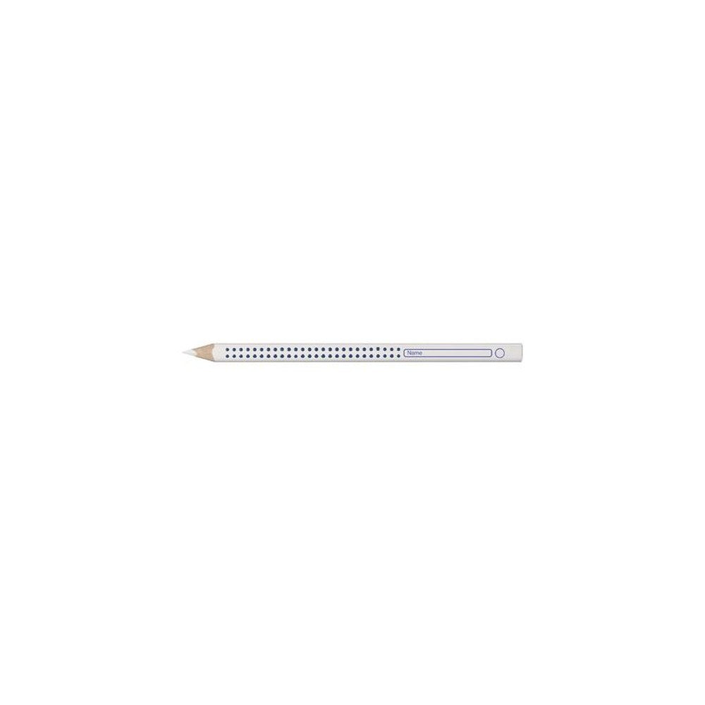 FABER-CASTELL Crayon pour cahier et tableau Jumbo GRIP blanc