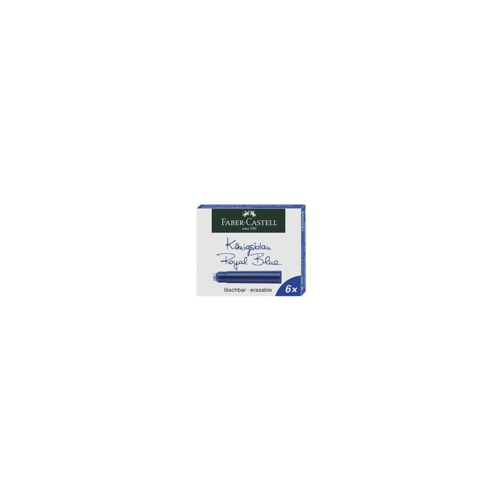 FABER-CASTELL Cartouches d'encre standard, bleu roy