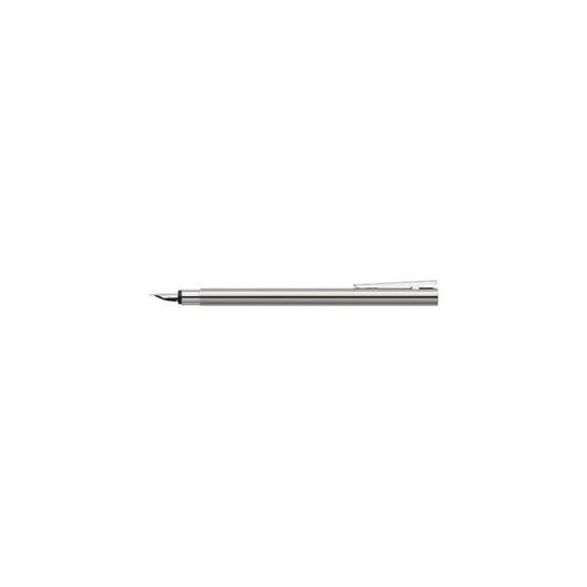 FABER-CASTELL Stylo plume NEO Slim acier inox, brillant, M