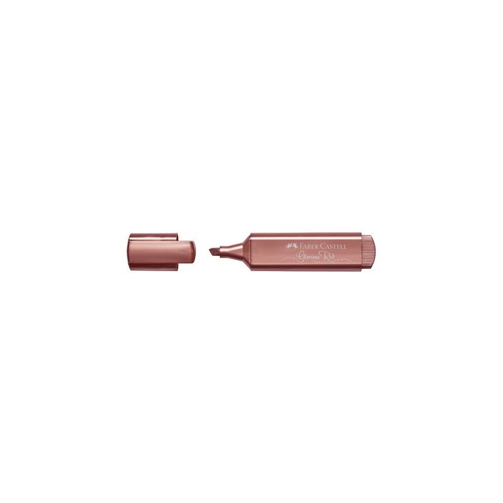 FABER-CASTELL Surligneur TEXTLINER 46 METALLIC, rouge