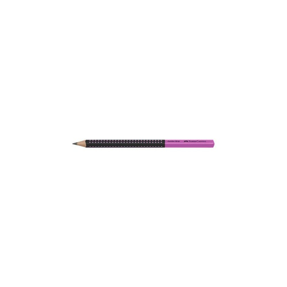 FABER-CASTELL Crayon graphite Jumbo GRIP TWO TONE, rose
