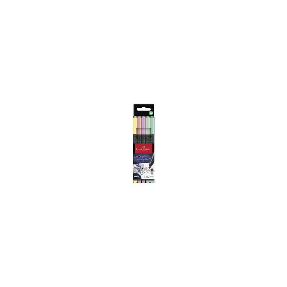 FABER-CASTELL Feutre pointe fine GRIP FINEPEN, étui de 5