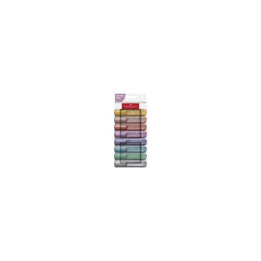 FABER-CASTELL Surligneur TEXTLINER 46 METALLIC, étui de 8